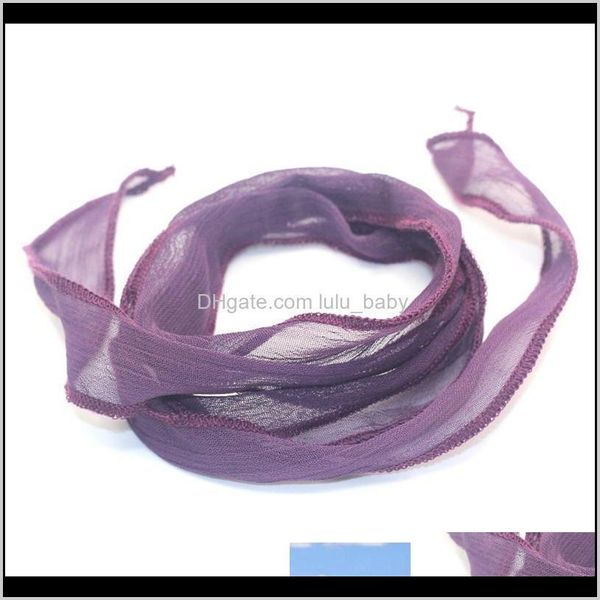 Braccialetti con ciondoli Gioielli Drop Delivery 2021 All'ingrosso- Arrivo 10 colori Sari Silk Ribbon Wrap Yoga Moda Donna Accessori per bracciali Ubvpq