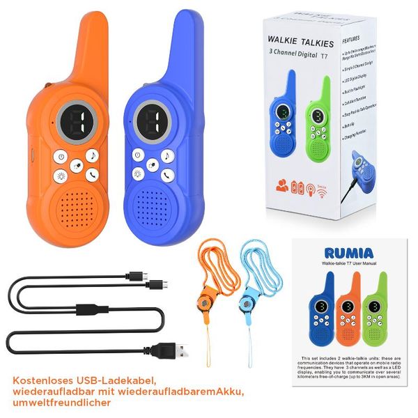 

walkie talkie 2pcs children's remote control smart wireless usb rechargeable toy mini