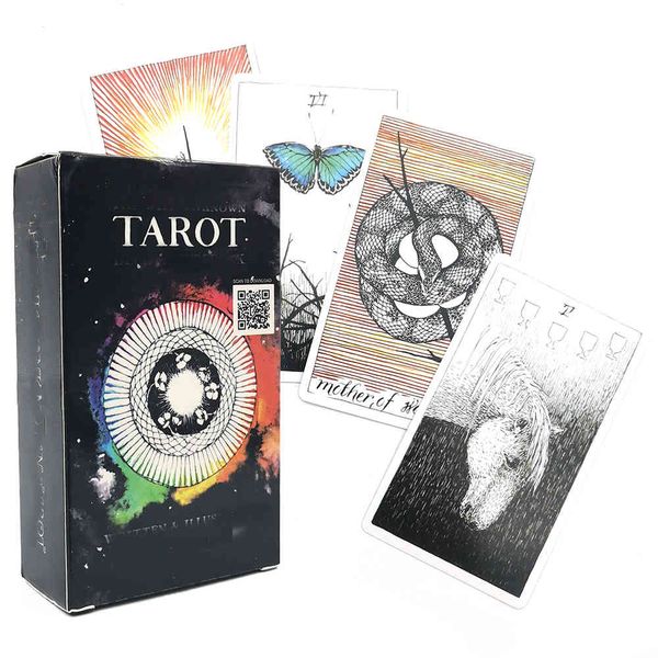 

the unknown tarot set party entertainment board games for child playing oracles cards gift