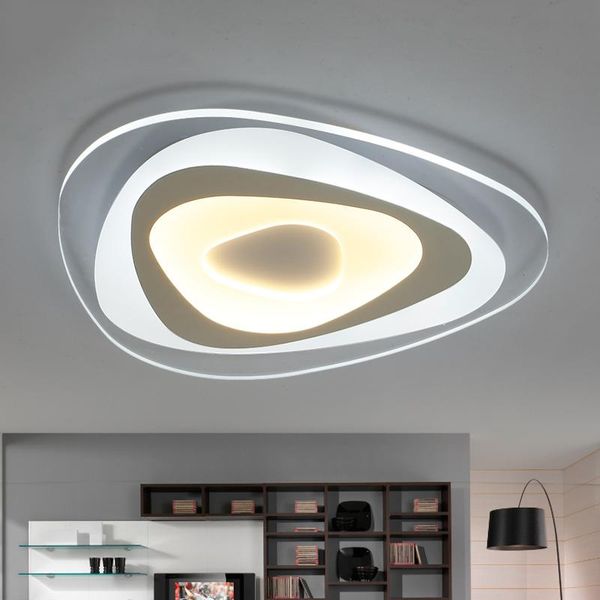 

ceiling lights slim acrylic led lamp living room bedroom study home lighting office & commercial ac110-240v