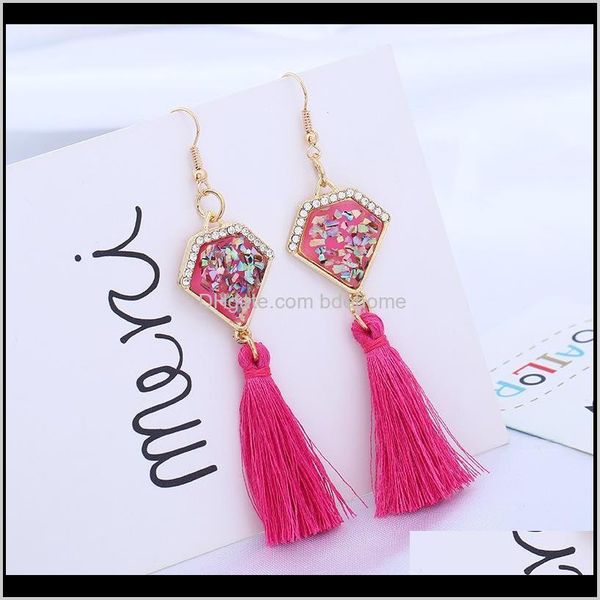 

stud jewelry delivery 2021 amazon tassel wholesale custom-made bohemian ethnic style drop earrings 1flgm, Golden;silver