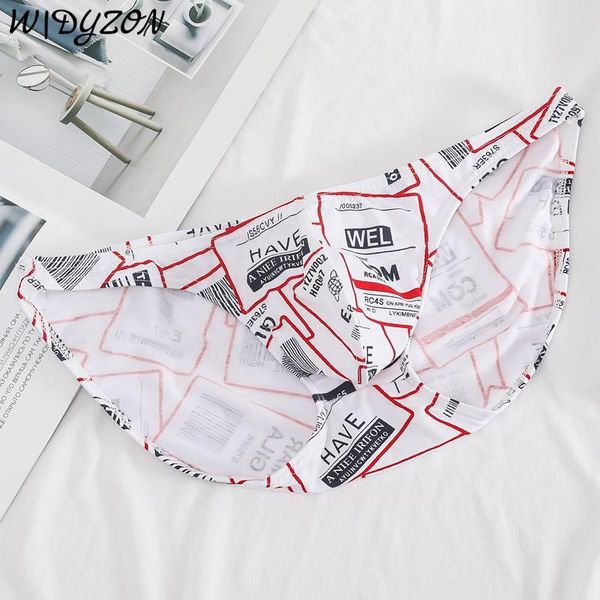 

underpants arrival men underwear cotton print briefs cuecas calzoncillos bulge pouch breathable mens bikini, Black;white