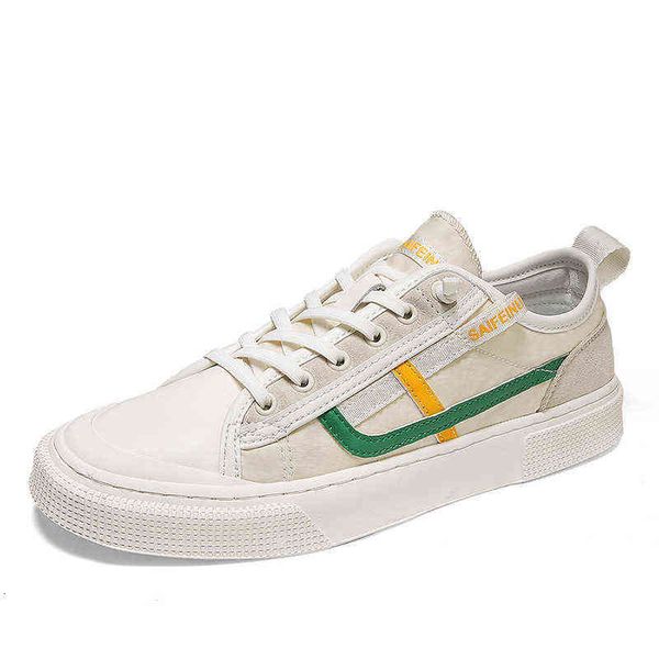 

net red with the autumn 2021 low rubber sole sho men's fashion casual white, Black