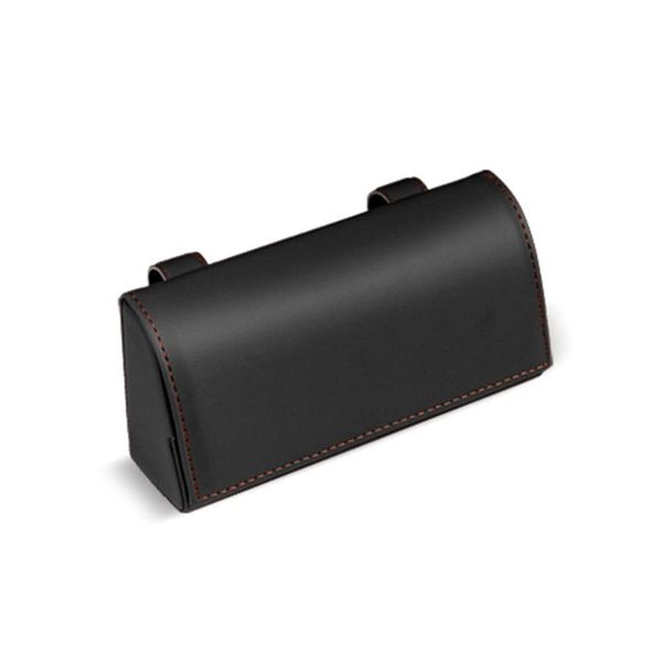 

car organizer a0ne vehicle mounted glasses holder case pu leather storage tissue coins keys receipts directly clamp