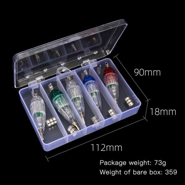 

fishing hooks led underwater lure light deep sea drop tackle squid