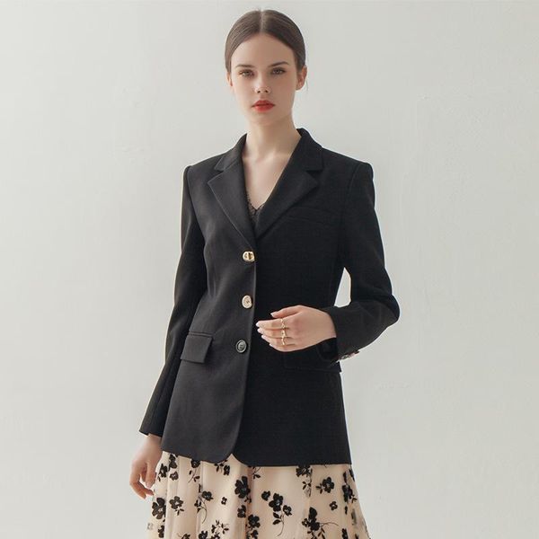 

women's suits & blazers [xiyue] designer clothes 2021 spring and autumn style simple cool slim casual suit coat, White;black