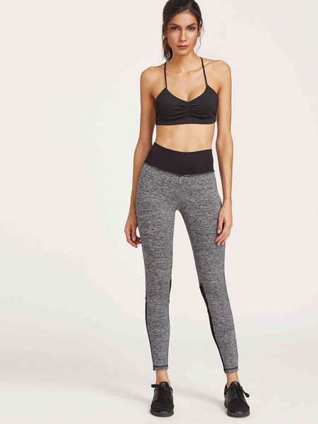 

leggings fashion and grey yoga pants, Black