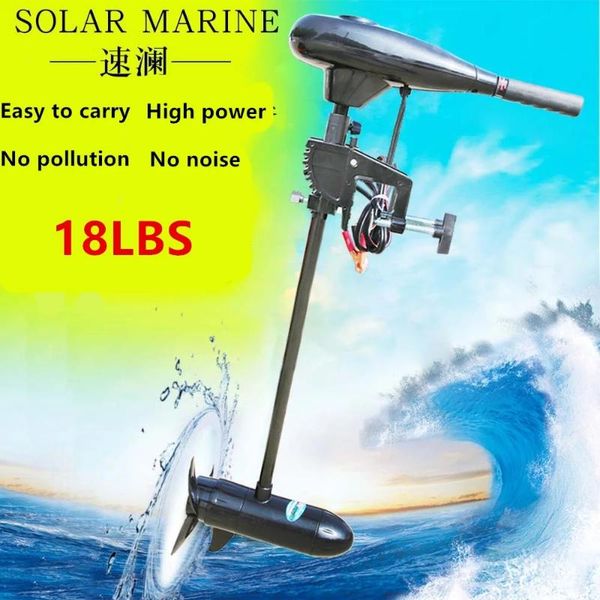 

rafts/inflatable boats solarmarine 18lbs 12v inflatable boat electric trolling motor engine fishing outboard propeller