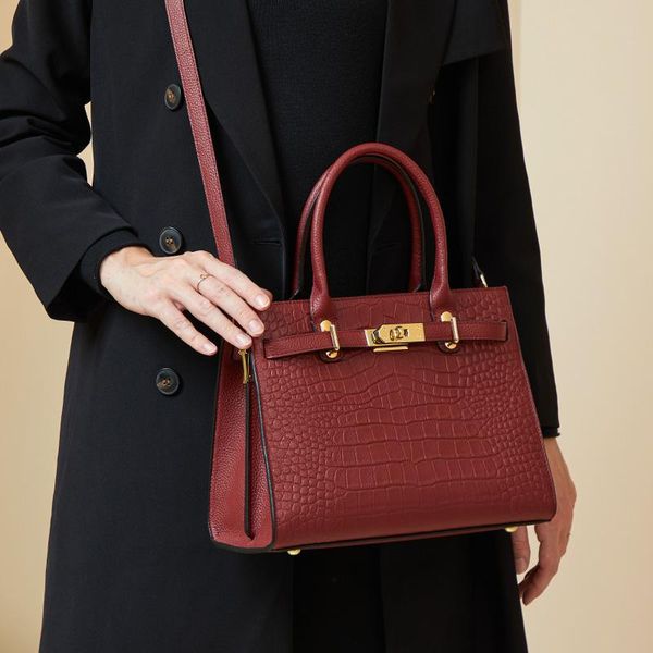

evening bags 2021 winter female fashion high-capacity middle-aged ladies genuine leather handbag shoulder