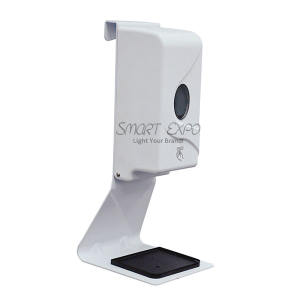 

touchless hand sanitizer soap dispenser counterwith locking compartment