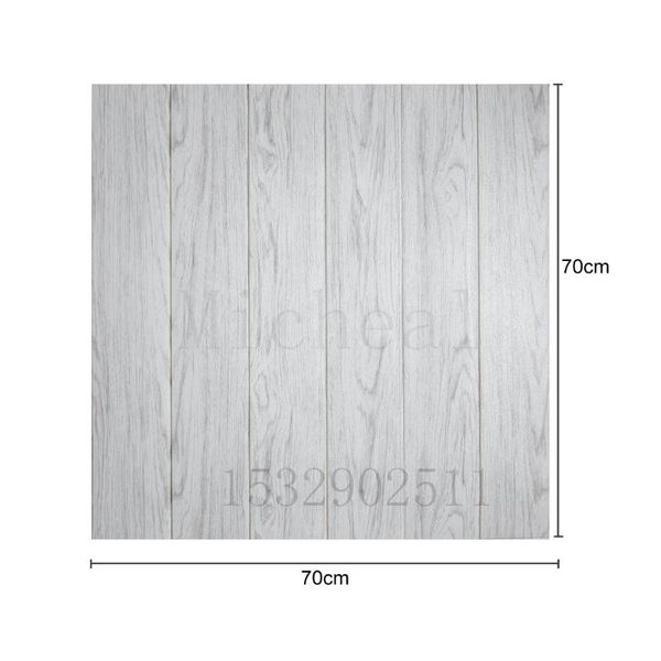 

wallpapers 3d wood grain wall sticker home decor foam waterproof covering self adhesive wallpaper for living room decoration