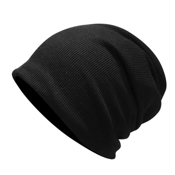 

hat knit cap hedging head beanie warm outdoor hats dual use collar sec88 cycling caps & masks, Black