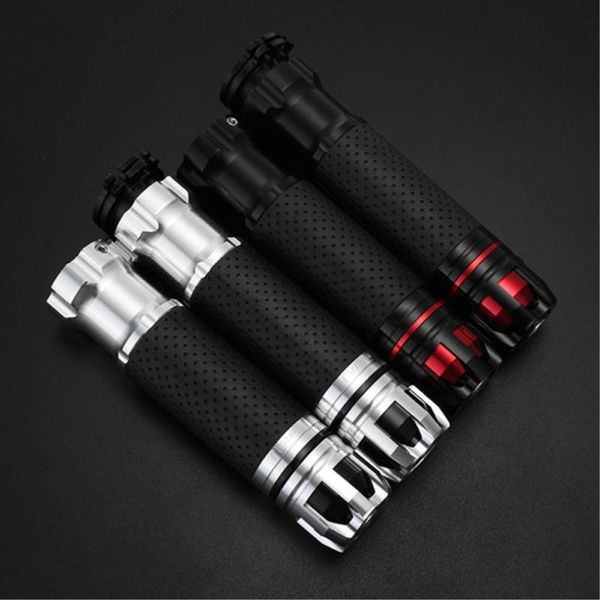 

handlebars 2pcs 7/8'' 22mm aluminum handlebar alloy motorcycle throttle cnc rotatable hand grips part