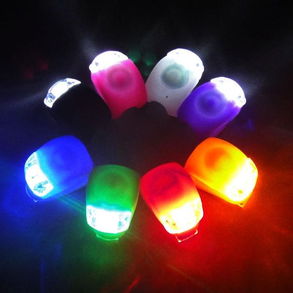 

bike lights 1pc waterproof bicycle light mtb cycling silicone decoration led mountain lamp tail accessories