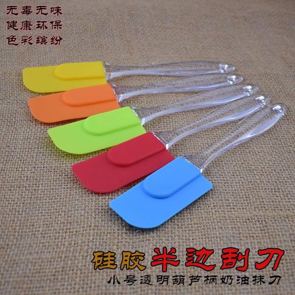 

baking & pastry tools 5 pcs small silicone squeegee split cream butter spatula diy cake scraper tool withstand high temperatures