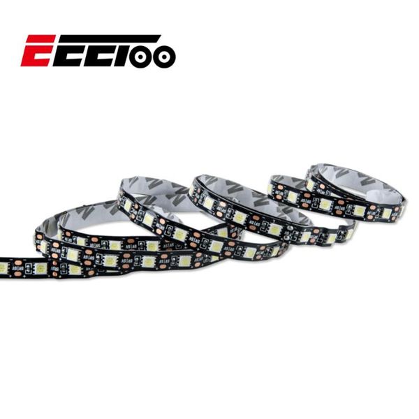 

eeetoo led strip lights usb dc 5v smd 50cm 1m 2m 3m 4m 5m black pcb tape for wardrobe cabinet pc tv backgroung lighting strips