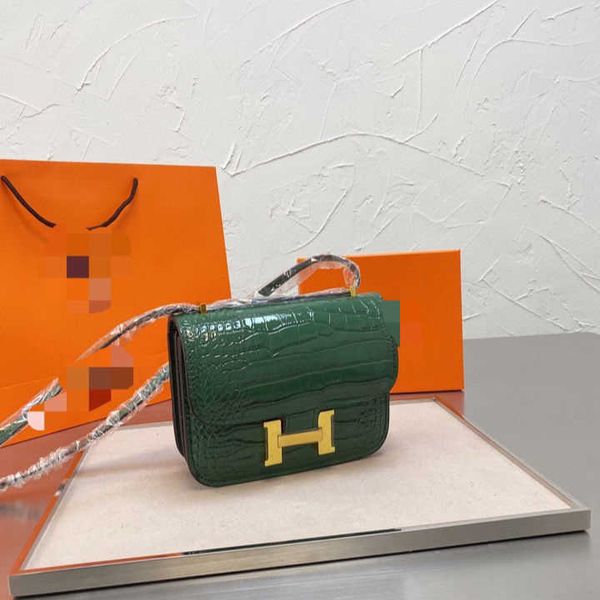 

handbag 2021 new style messenger small square bag mini female fashion temperament stewardess kangkang bright crocodile skin handbag zly