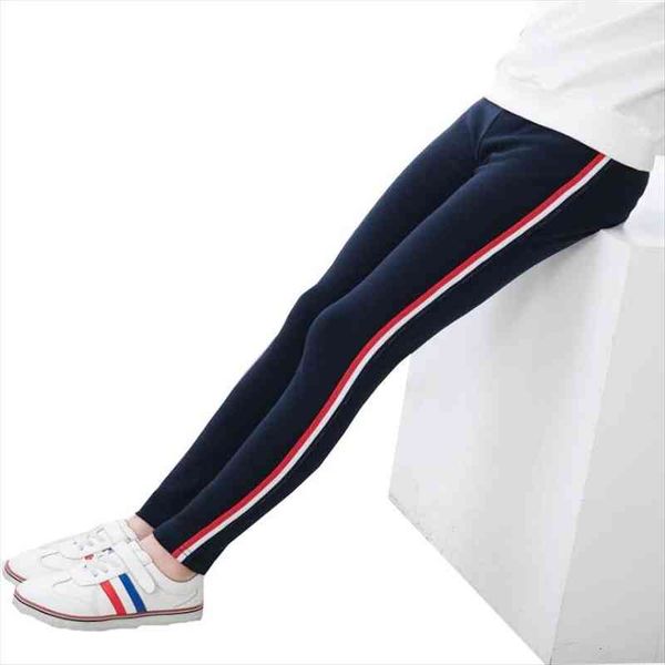 

girls spring and autumn sports leggings childrens stylish stretchy skinny, Blue