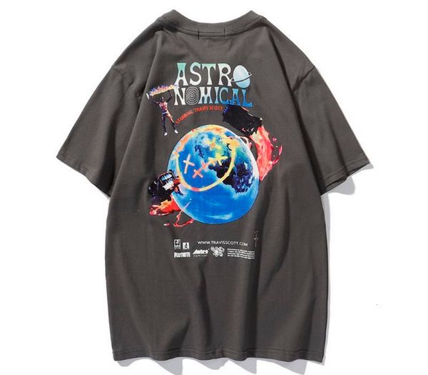 

new fashion brand running peripheral short sleeve t-shirt men's and women's lovers printed men's t-shirt tee backing, White;black