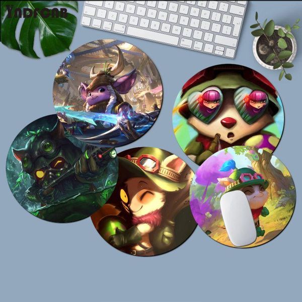 

mouse pads & wrist rests league of legends teemo gamer speed mice retail small rubber mousepad anti-slip lappc pad mat gaming