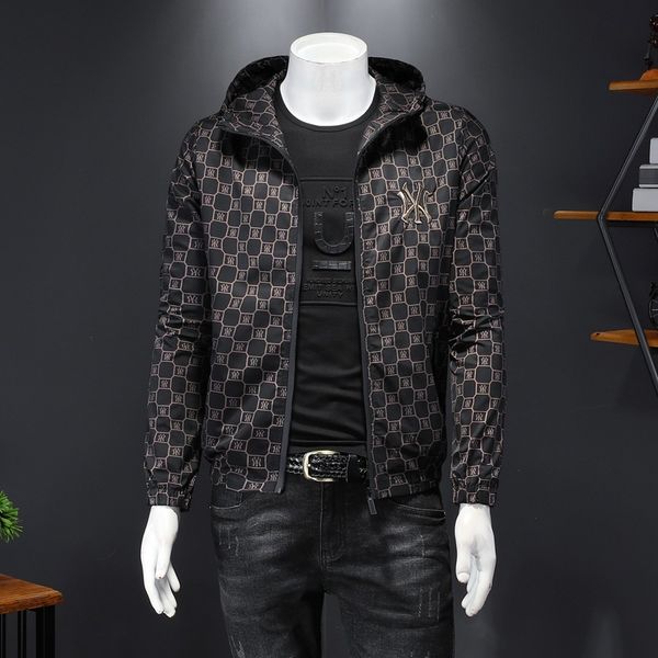 

the fine fleece hoodies men's hooded jacket in spring classic, Black
