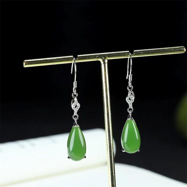

dangle & chandelier selling natural hand-carved silver inlaid ancient method jasper earrings ear studs fashion jewelry accessories women gif
