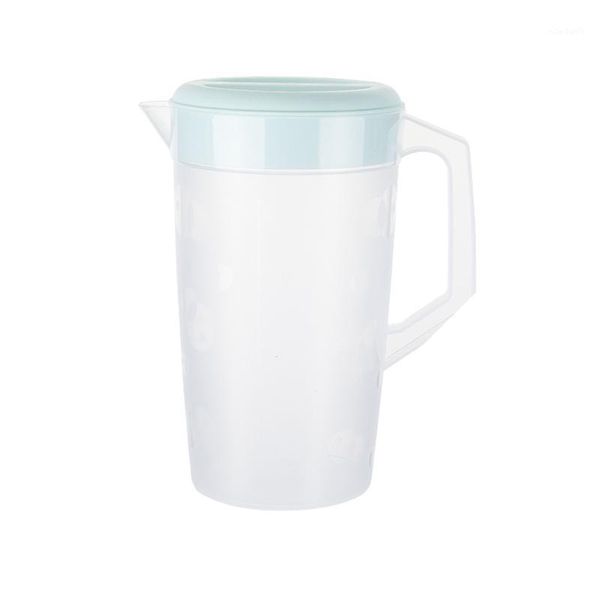 

storage bottles & jars large capacity beverage container heat resistant cold water jug plastic juice pitcher household teapot kettle with li
