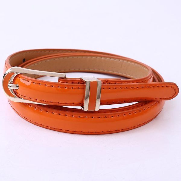 

belts 2021 women's artificial belt candy color thin skinny adjustable women dress jeans, Black;brown