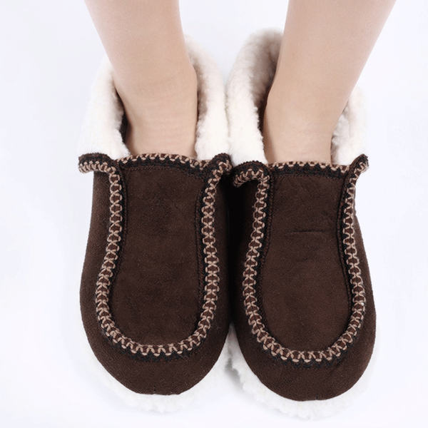 

platform mens slip non-slip warn the house slippers for men light weight velvet suede plush mens slippers, Black