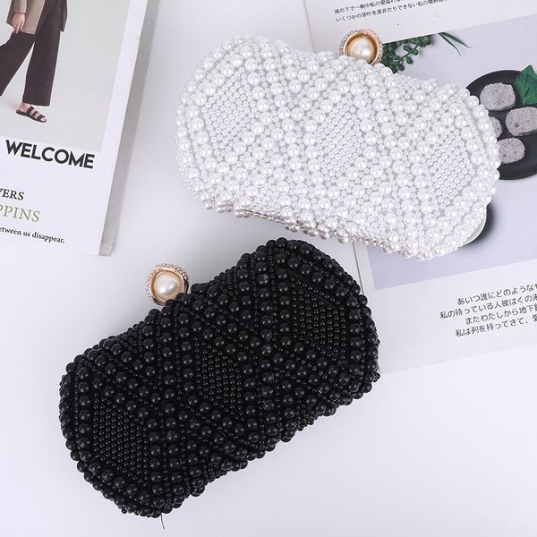 

fashion evening bag pearl chain women's single shoulder messenger