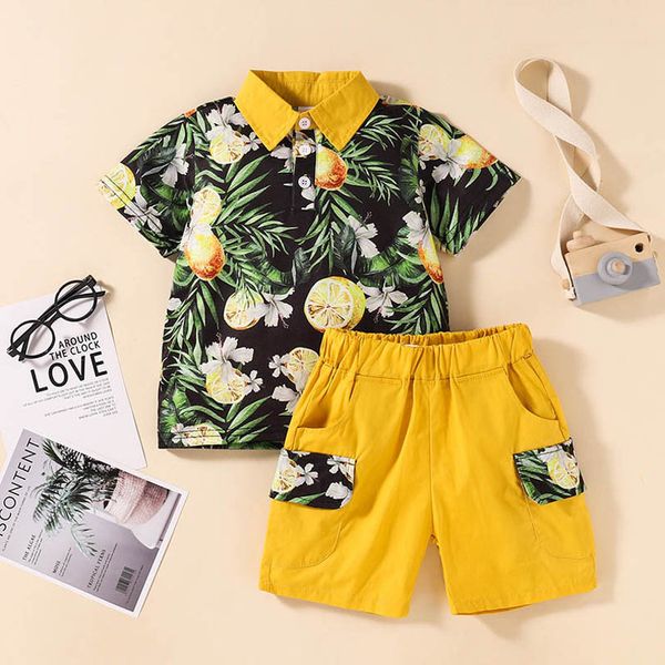 

kids clothing sets boy suit boys child summer childrens wear gentleman short sleeve shirt shorts 2pcs casual suits b6742, White