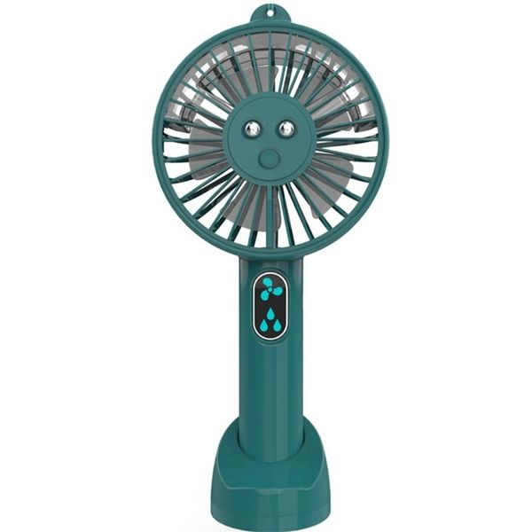 

electric fans usb humidifier fan with integrated rechargeable battery personal small table air circulator for indoor outdoor