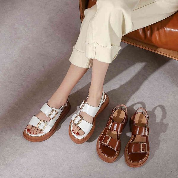 

sandals mordoan women's sandals, cowhide summer open sneakers, q05u, Black