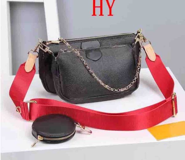 

zz women shoulder bag pu leather bags fashion handbags women's wallet 8 colors purses flower mini 3pcs 3 piece set crossbody m44840