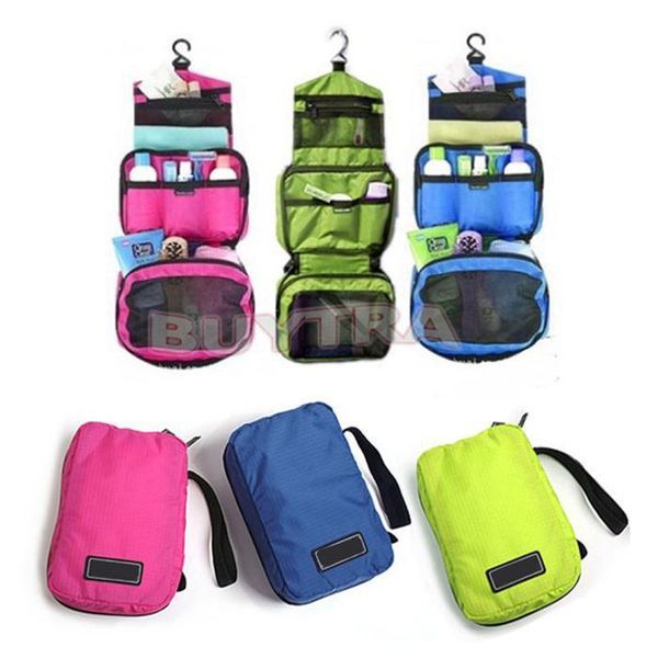 

storage bags womens ladies travel toiletry folding portable organizer hanging wash cosmetic makeup bag for outdoor camping