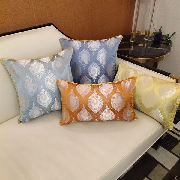 

pillow case phoenix flower series cushion cover luxury jacquard soft comfort for living room sofa chair home decor waist