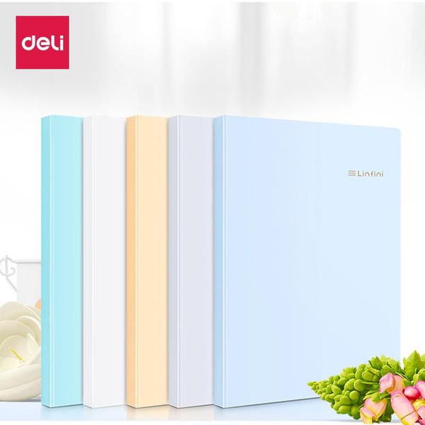 

business card files 1pcs [72411/a4] deli le su socialservices inserts students fresh office paper insert multicolor folder