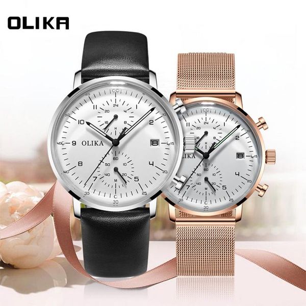 

wristwatches 2021 fashion leisure belt lovers watch luxury olika korean curved screen waterproof gift couple quartz womens, Slivery;brown