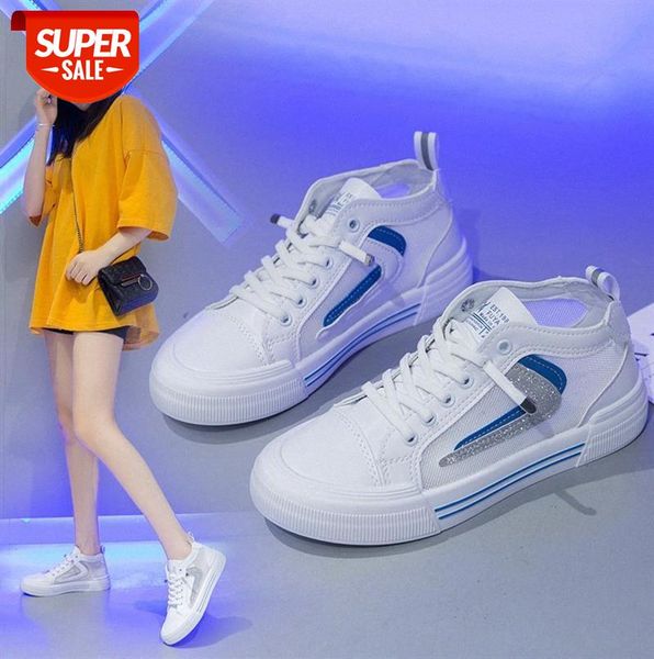 

women's small white shoes, mesh thick-soled casual single shoes trend #5s6n