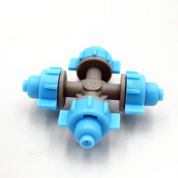 

watering equipments 50pcs cross misting sprayer greenhouses nozzles automatic gardening sprinkler irrigation equipment m135