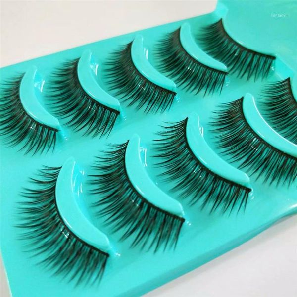 

pairs 3d lashes false eyelashes natural makeup eyelash extension long cross volume soft fake eye winged faux cils1