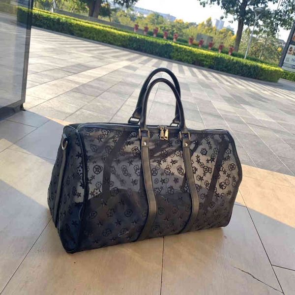 

travelling bag duffel s laohua mesh travel embroidery large capacity portable fitness yoga fashion