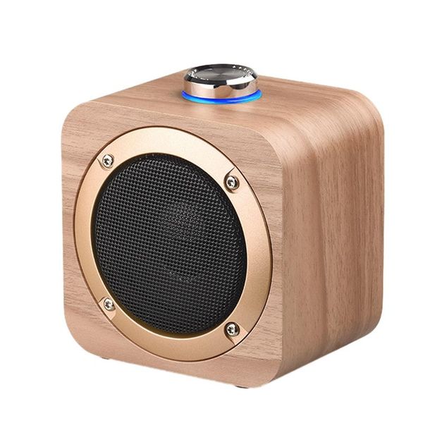 

bluetooth speaker, usb deskwooden wireless portable speaker with high-definition sound and bass support speakers