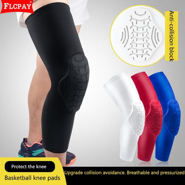 

1pcs wholesale sports knee pads protect patella leggings basketball football weightlifting riding protective gear kneepads elbow &, Black;gray