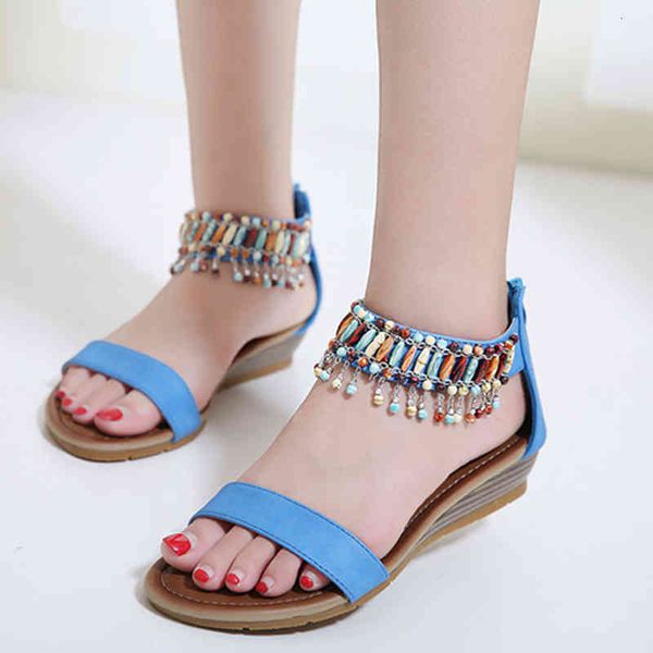 

dress shoes ladies casual shoes party summer girls flip flops fashion cute ladies flat sandals bohemia v3xr, Black