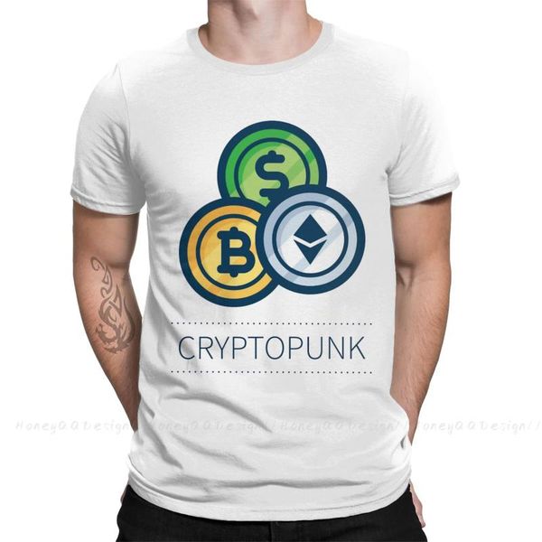 

men's t-shirts crypnk classic fashion tshirt design nft yabc cotton shirts men t-shirt oversize for adult, White;black