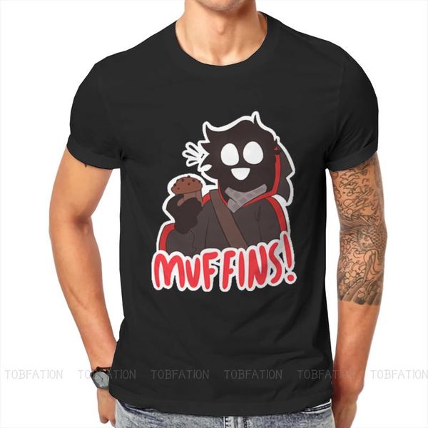 

men's t-shirts dream smp game pure cotton tshirt badboyhalo muffins basic t shirt homme men clothes printing big sale, White;black