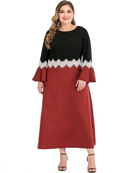 

women's plus size hy89343# large contrast stitching