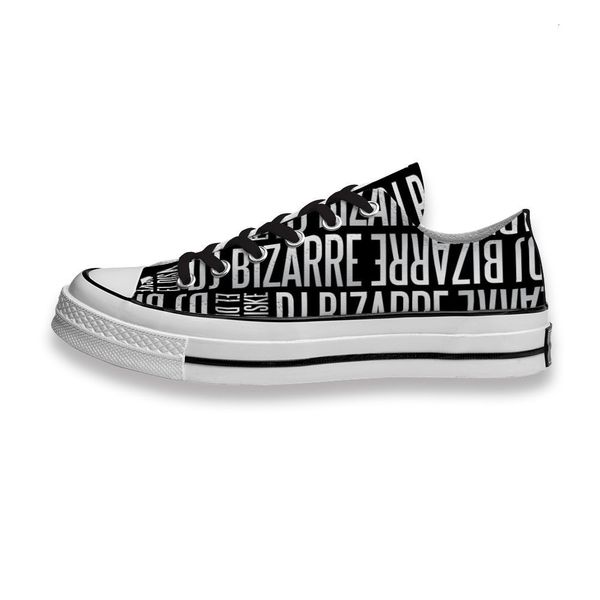 

custom printed shoes music band logo el diske dj bizarre sneakers low mens womens skateboard sport footwear diy trainers canvas
