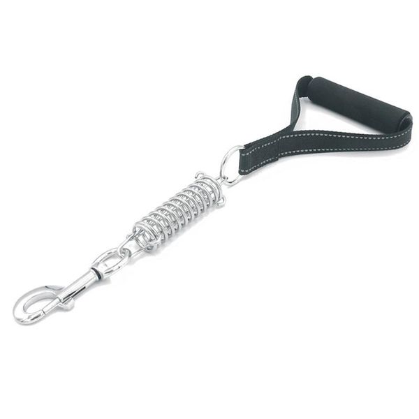 

dog collars & leashes pets large-and-middle-sized general purpose one drag two heads double rope head leads chrome-plating walking